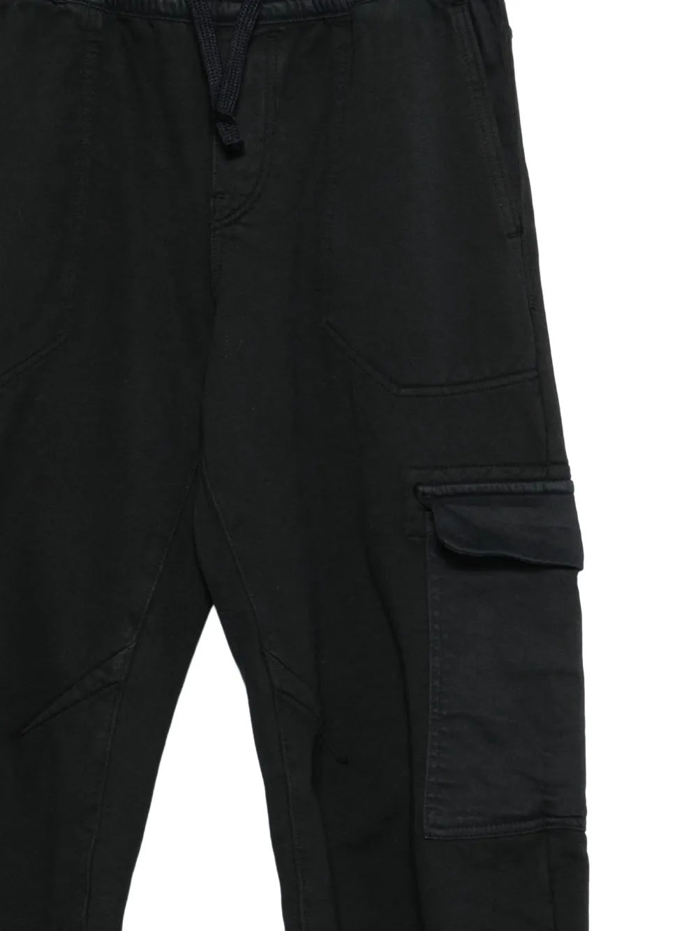 G-STAR RAW KIDS Cargo broek met trekkoordtaille Zwart
