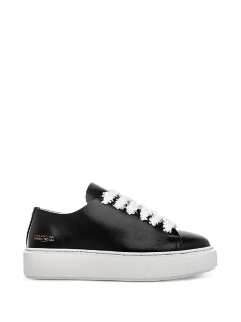 Vanda Novak Grace frayed sneakers