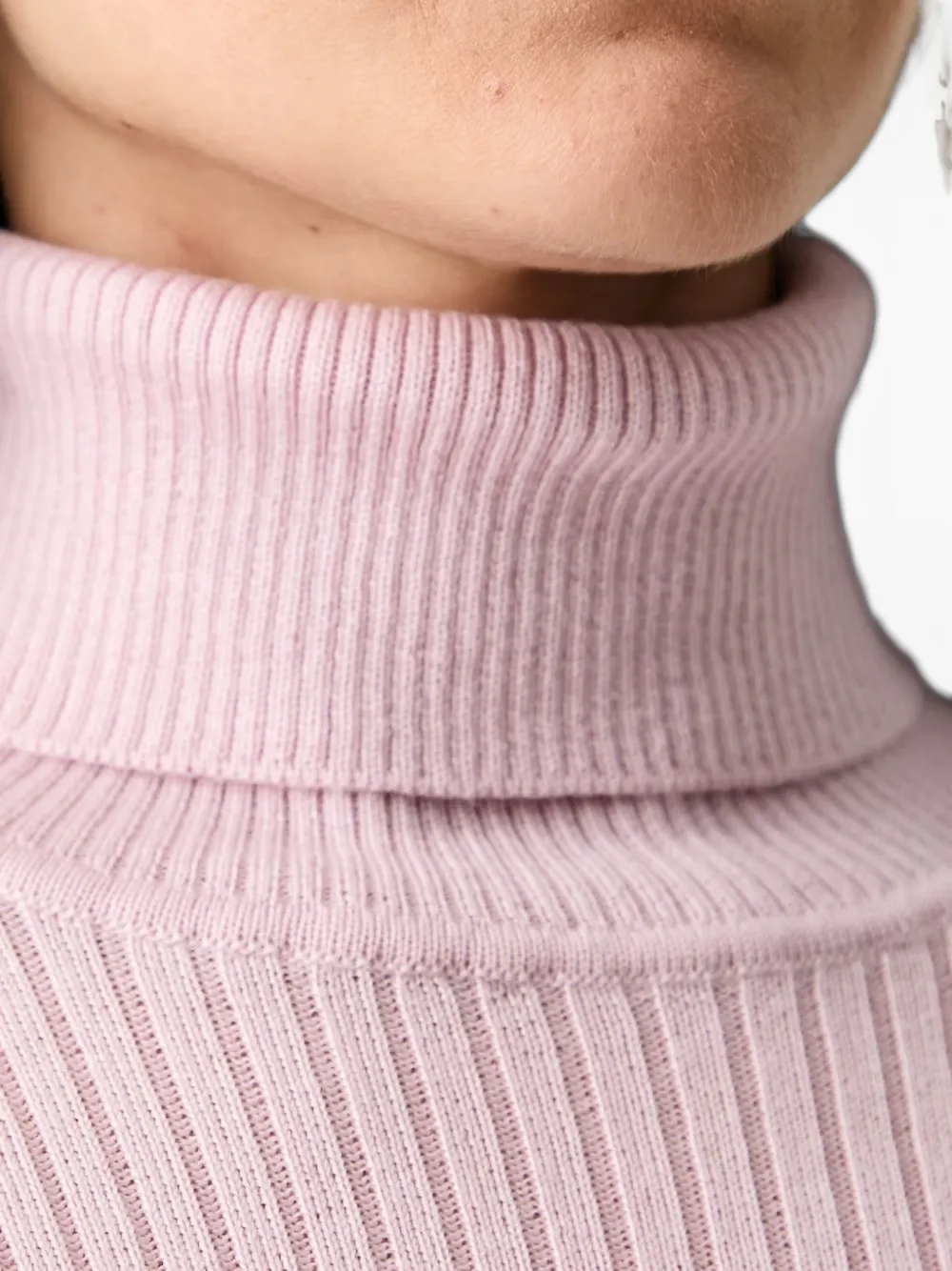 LUISA SPAGNOLI Meritare T-shirt met col en lange mouwen Roze