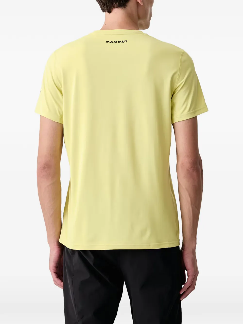 Mammut Selun FL T-shirt met logo-print Geel