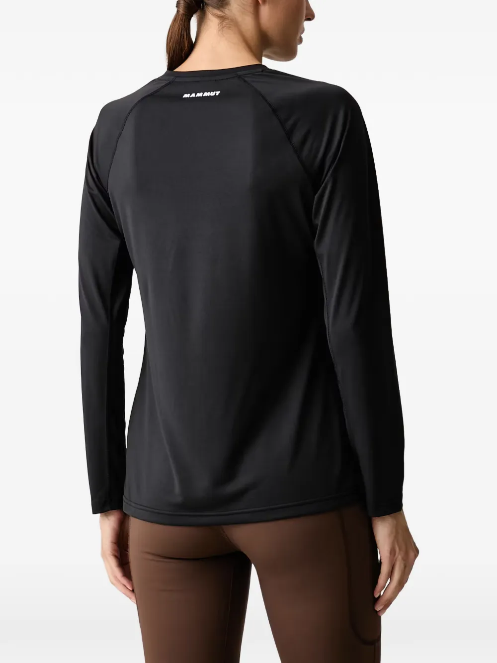 Mammut Ducan FL T-shirt met raglan mouwen en logo-print Zwart