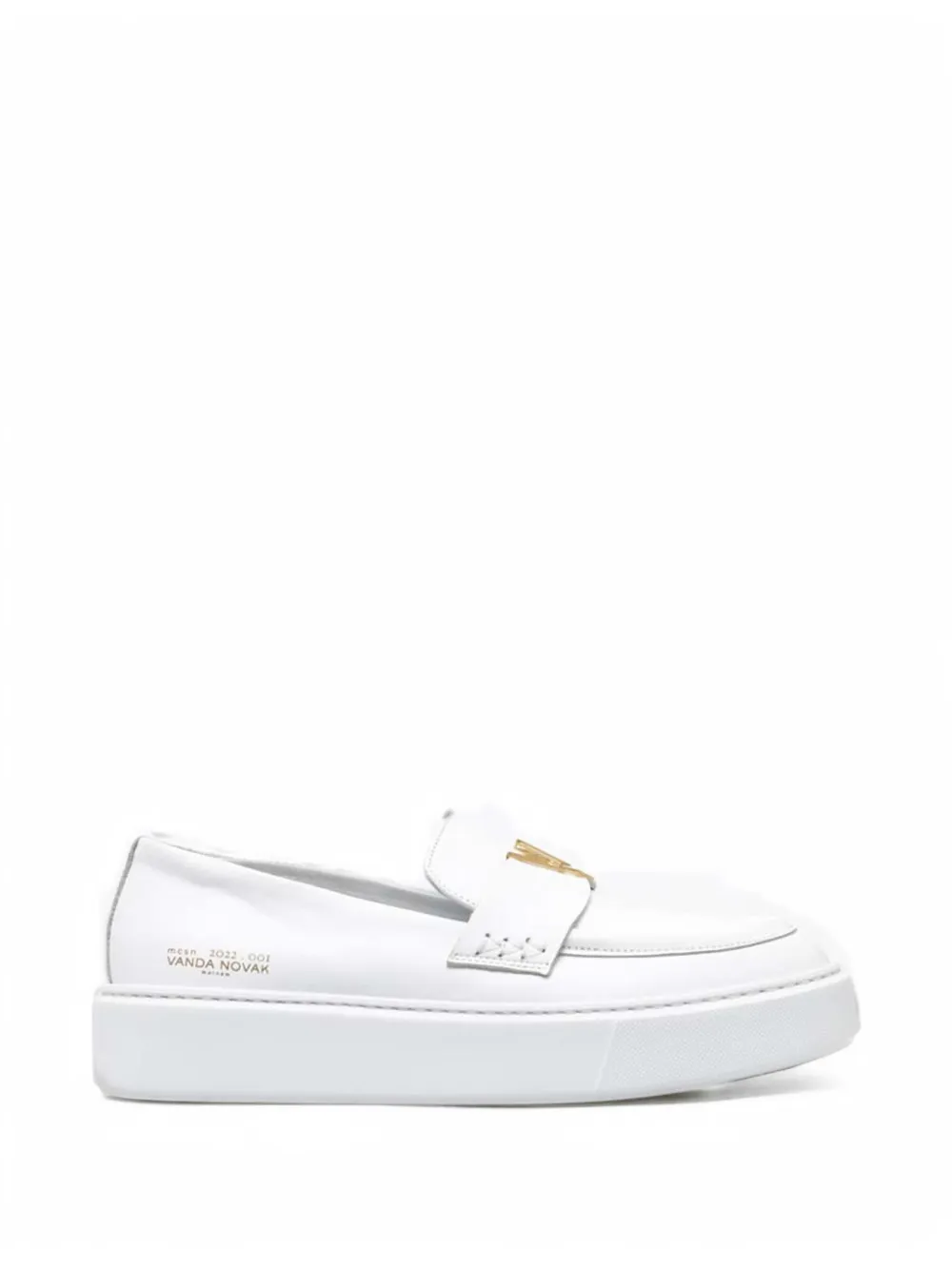 Vanda Novak Kayla platform loafers - White