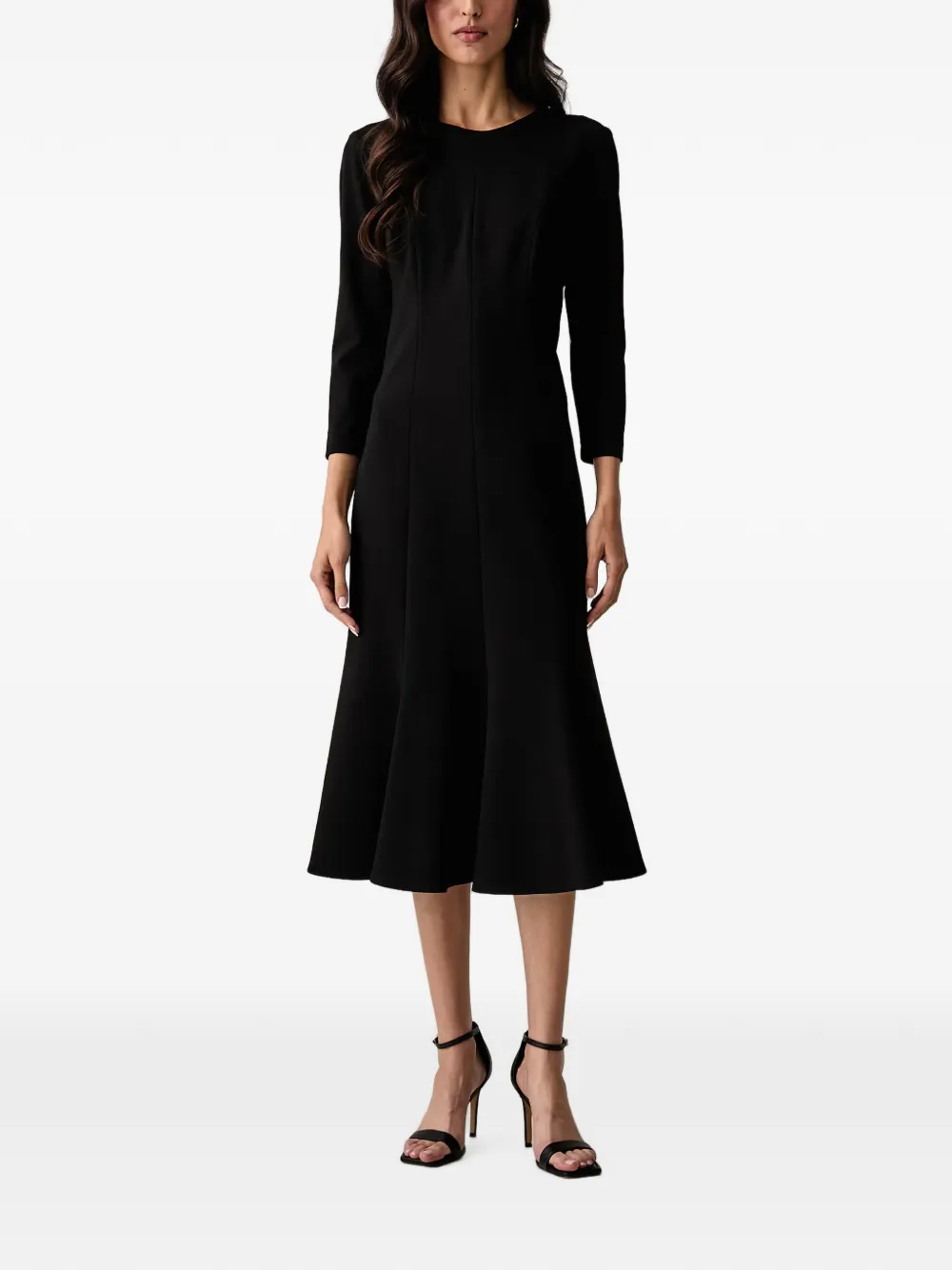 LUISA SPAGNOLI Ghedi panelled flared midi dress - Noir LUISA SPAGNOLI Ghedi panelled flared midi dress - Noir