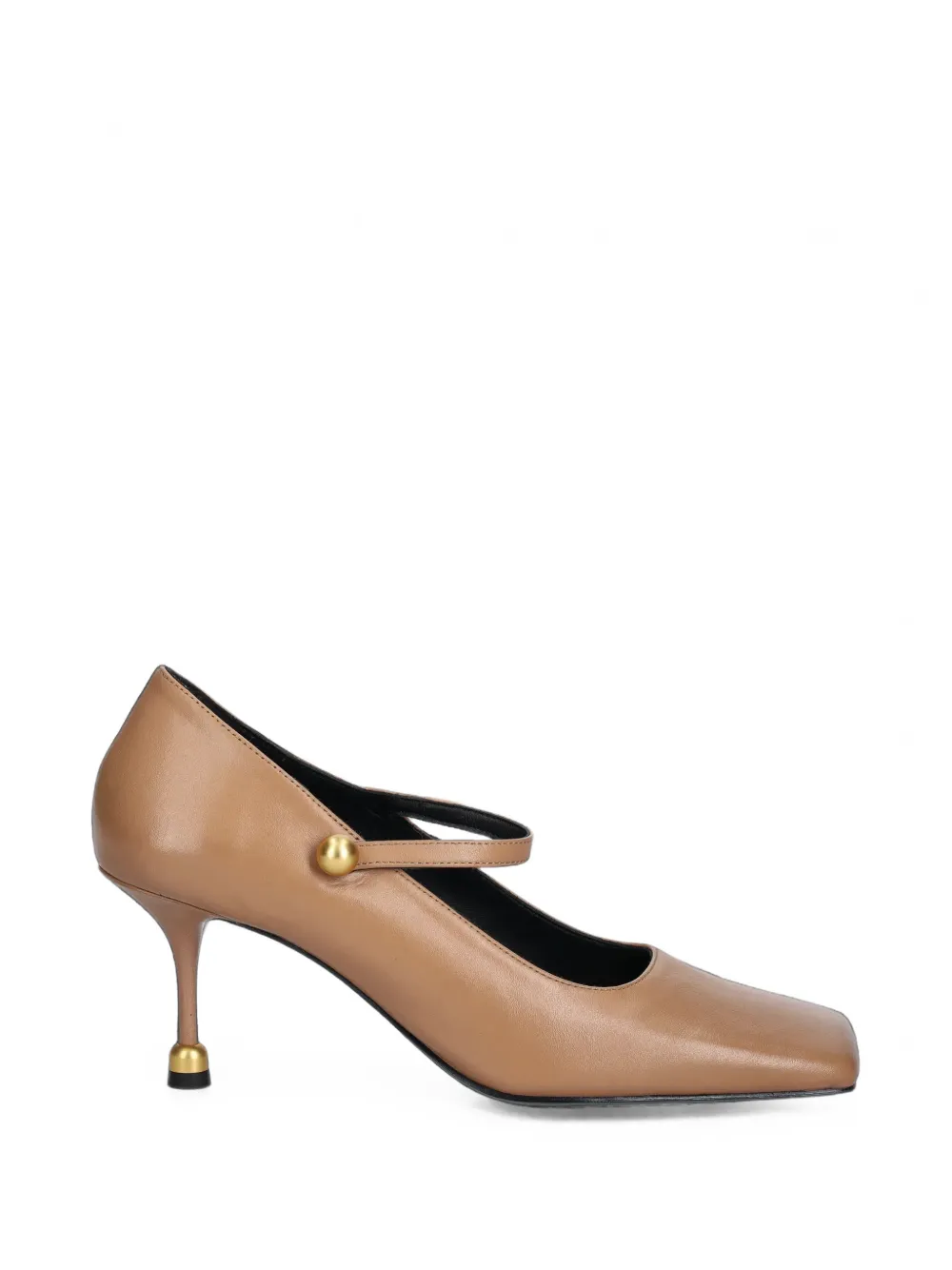 Vanda Novak Adela Square-toe Pumps In Brown