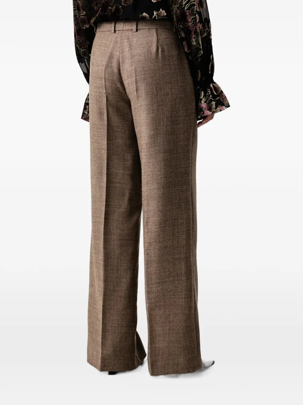 LUISA SPAGNOLI Onesta broek met persvouw Beige