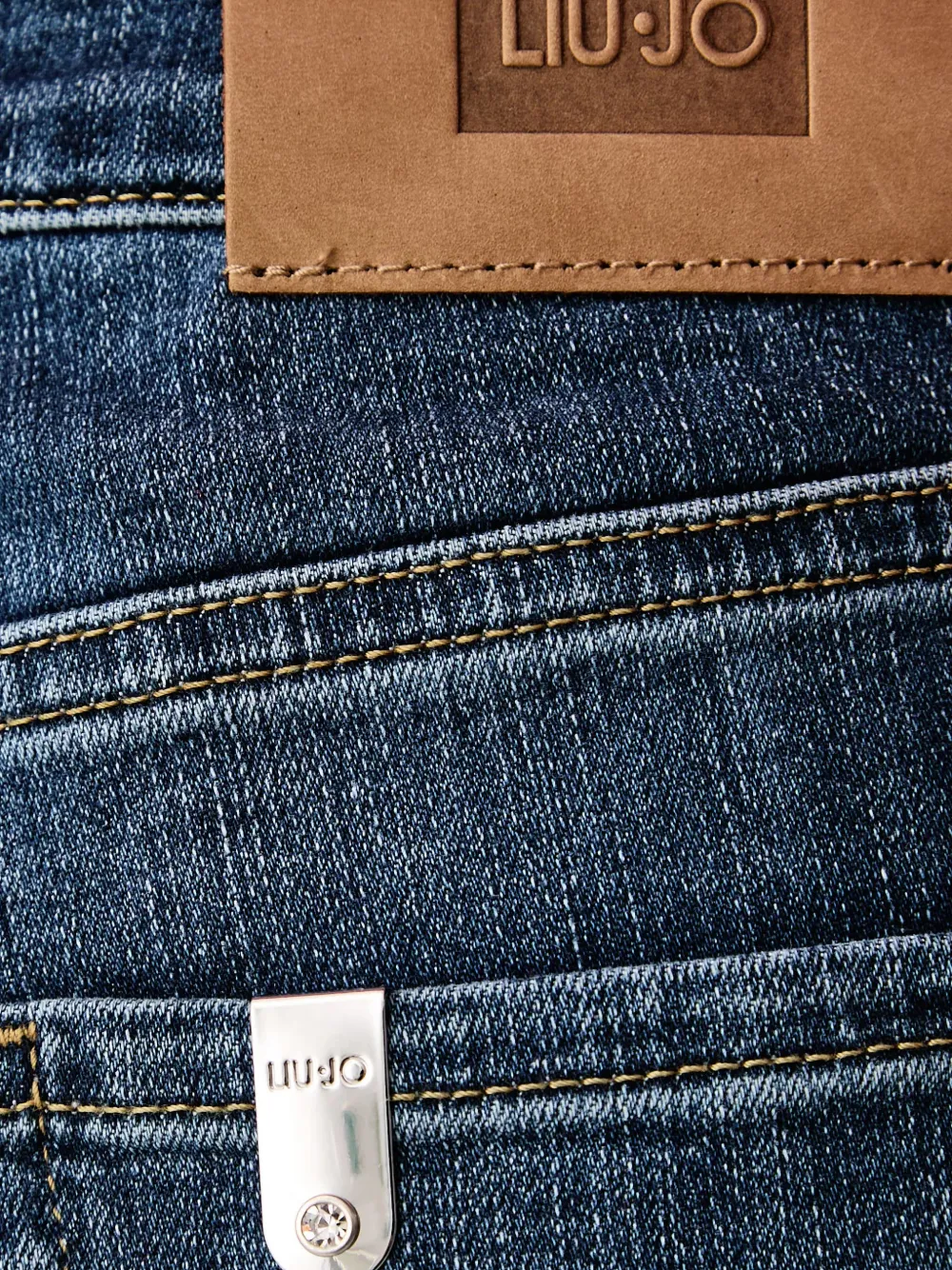 LIU JO faded flared jeans Blauw