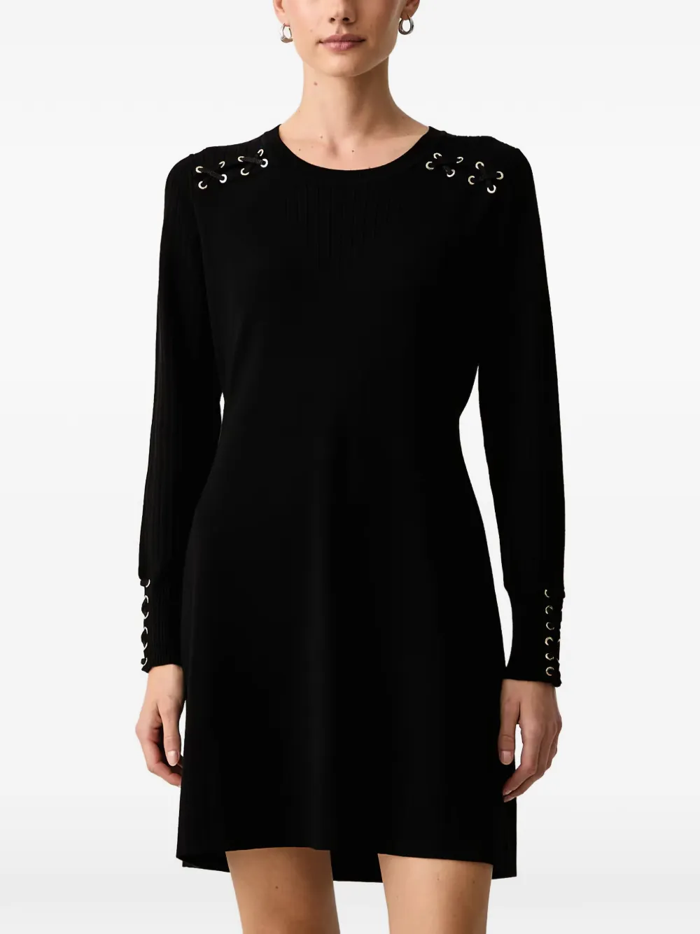 LIU JO dress in knit with laces