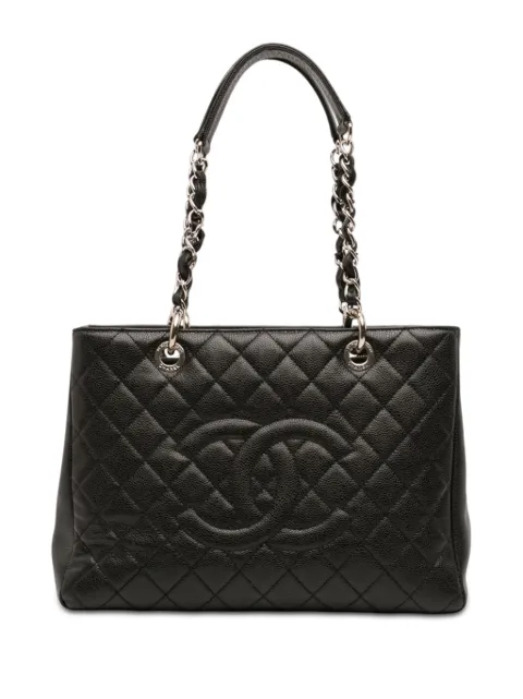 CHANEL Pre-Owned 2011 Caviar Grand Shopping tote bag
