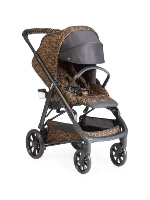 Fendi Kids FF logo stroller
