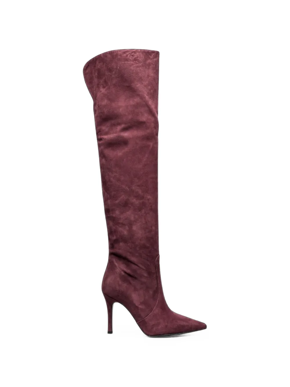 Poche Paris over-the-knee pointed-toe boots
