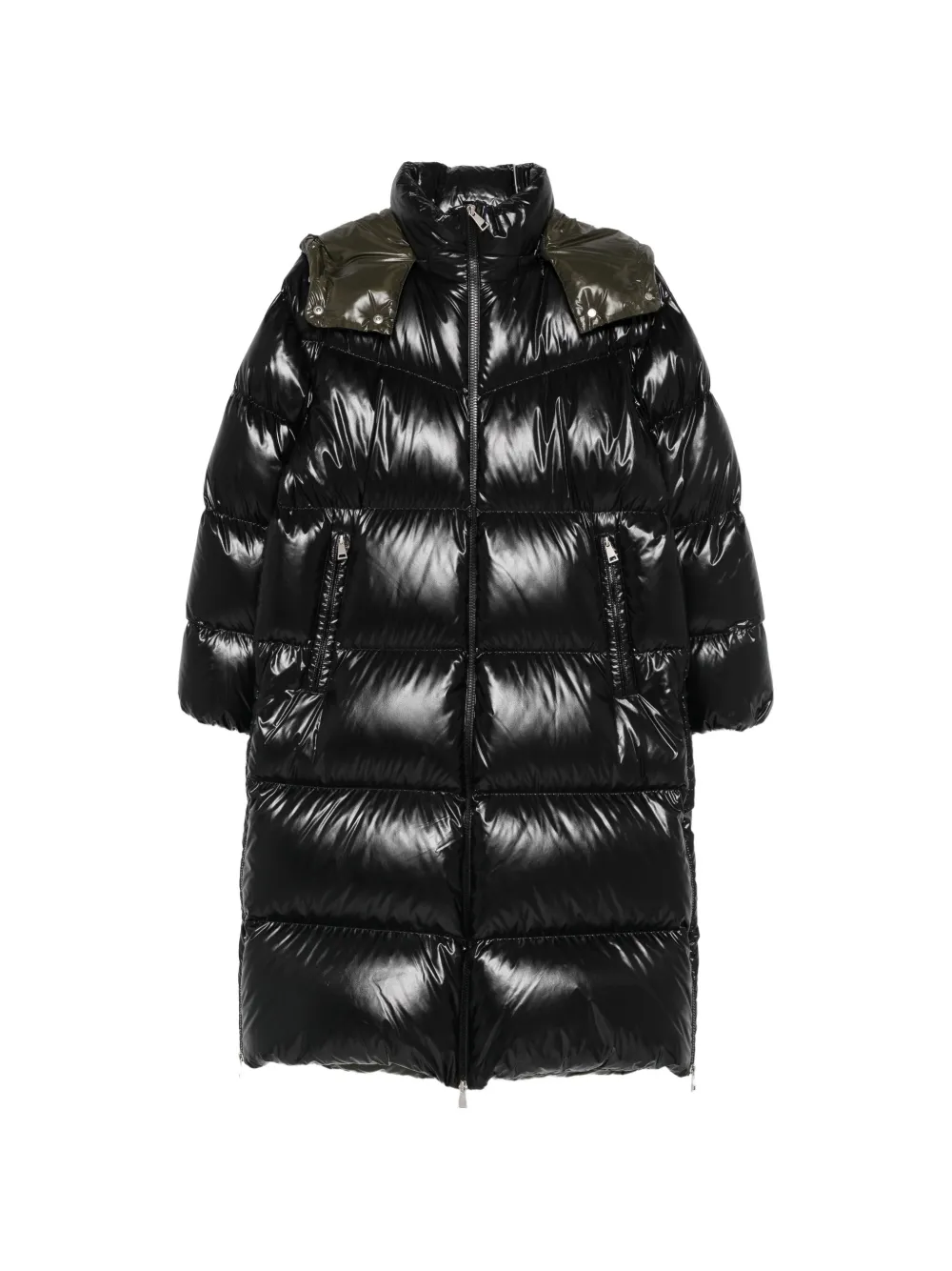 Moncler quilted hooded jacket