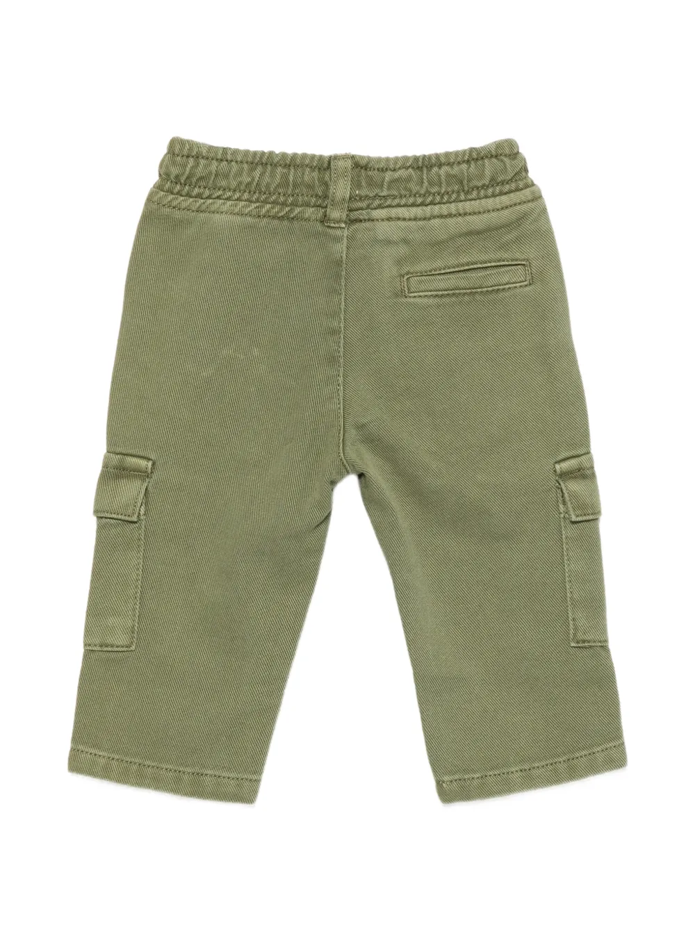 TRUSSARDI JUNIOR elasticated-waist cargo trousers Groen