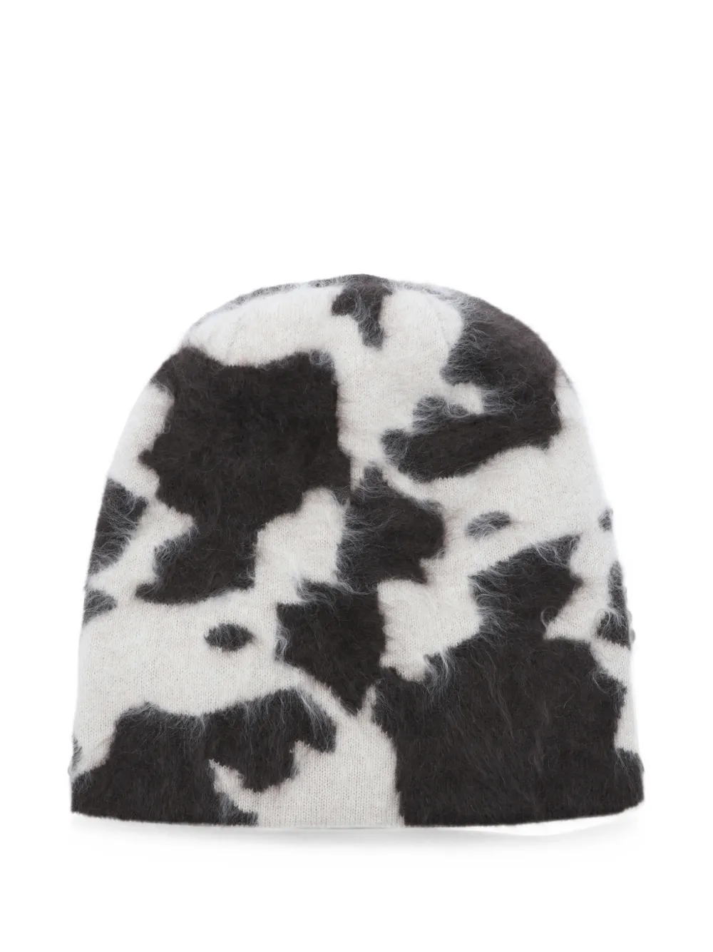 Guest In Residence Cow-print Beanie Hat in Neutrals, view 2