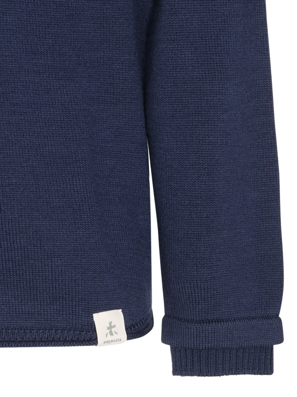 Premiata Indigo gebreide trui met ronde hals Blauw