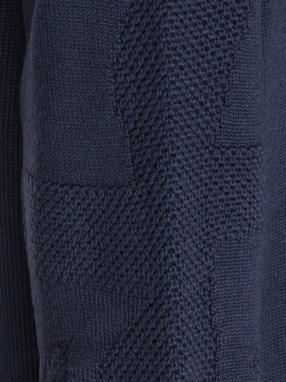 Premiata Indigo gebreide trui met ronde hals Blauw