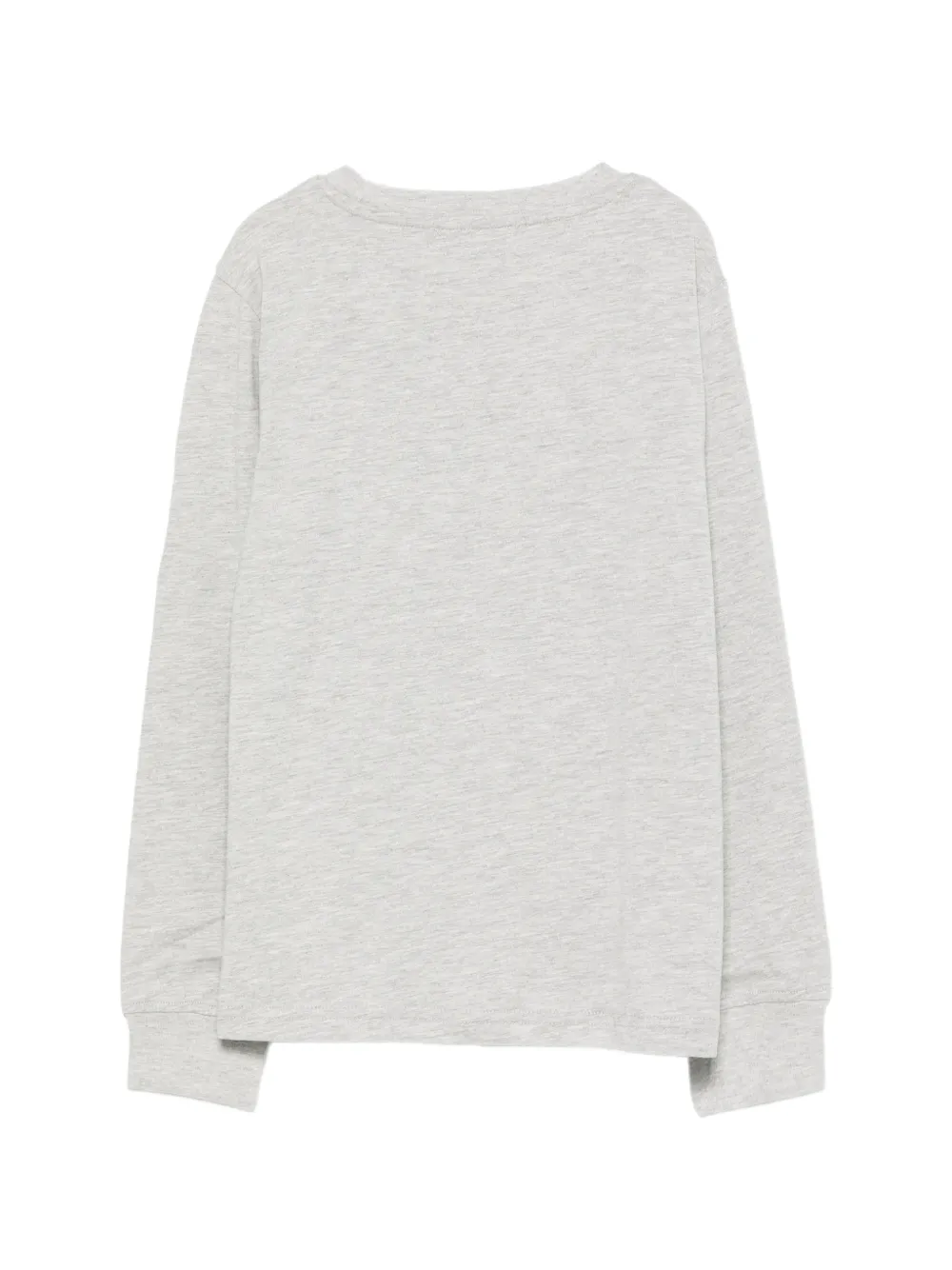 TRUSSARDI JUNIOR logo-print long-sleeved T-shirt Grijs