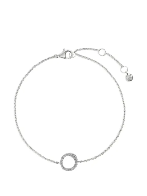 Monica Vinader bracelet chaîne Riva pavé de diamants