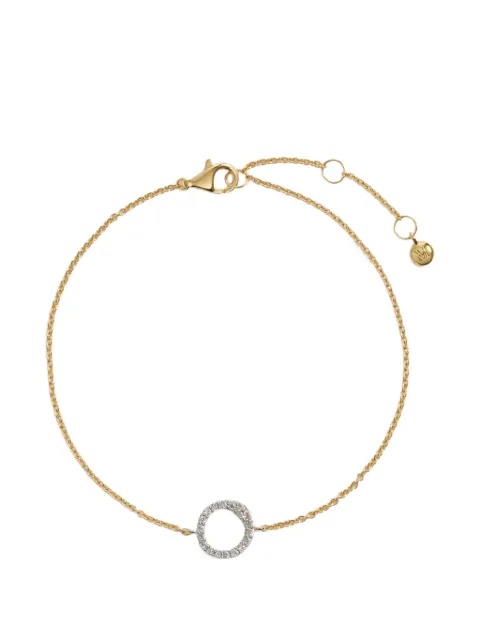 Monica Vinader bracelet chaîne Riva pavé de diamants