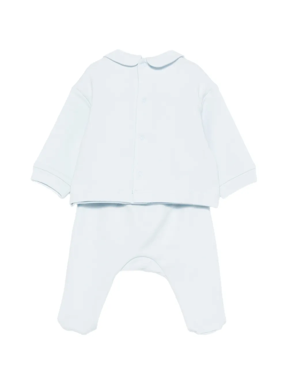 Il Gufo fox-patch Peter Pan collar pyjamas Blauw