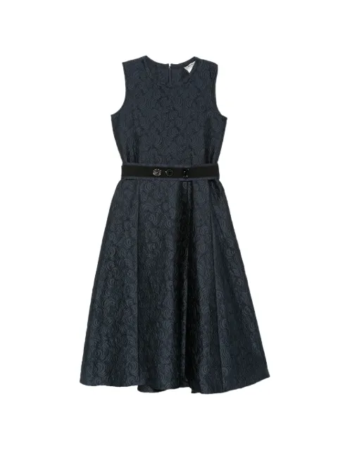 'S Max Mara jacquard-woven belted dress