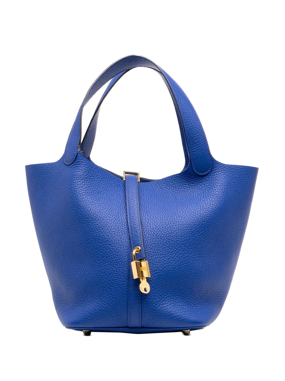 Hermès Pre-Owned 2022 Clemence Picotin Lock 18 handbag - Blau