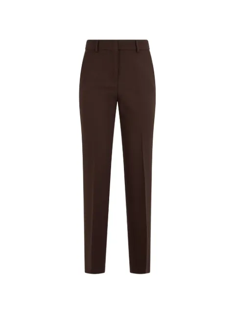 slowear pressed-crease straight-leg trousers
