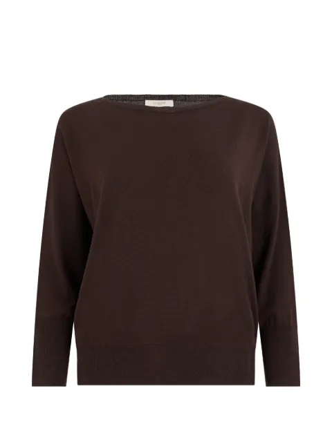 slowear boat-neck sweater