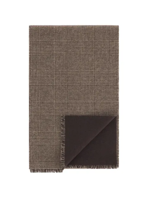 Boggi Milano scarf in wool cashmere with Prince of Wales check