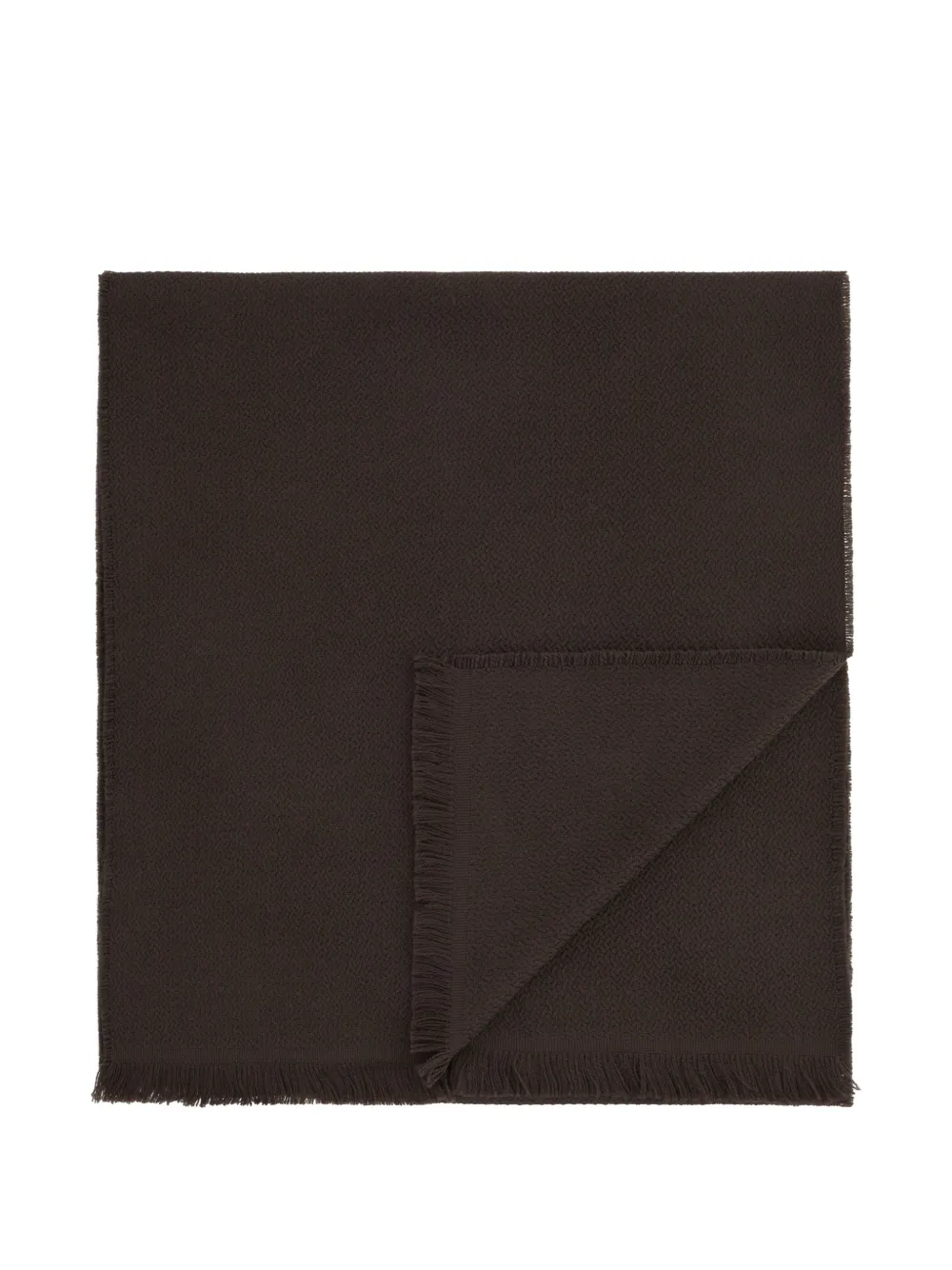 Boggi Milano scarf with knitted motif in wool