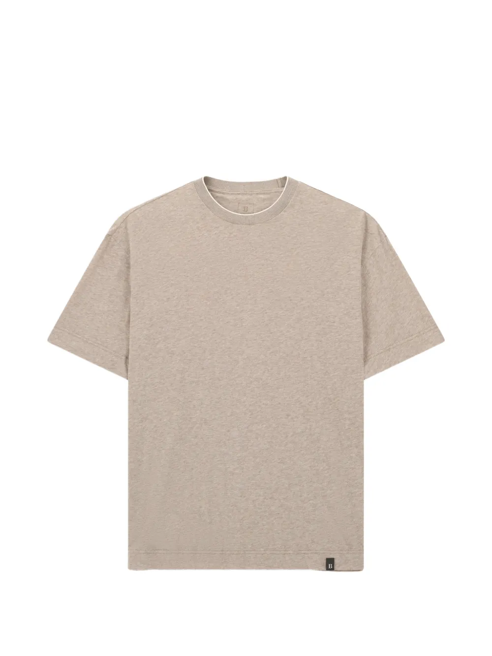 Boggi Milano T-shirt in cotton jersey mélange