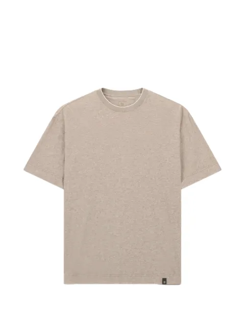 Boggi Milano T-shirt in cotton jersey mélange