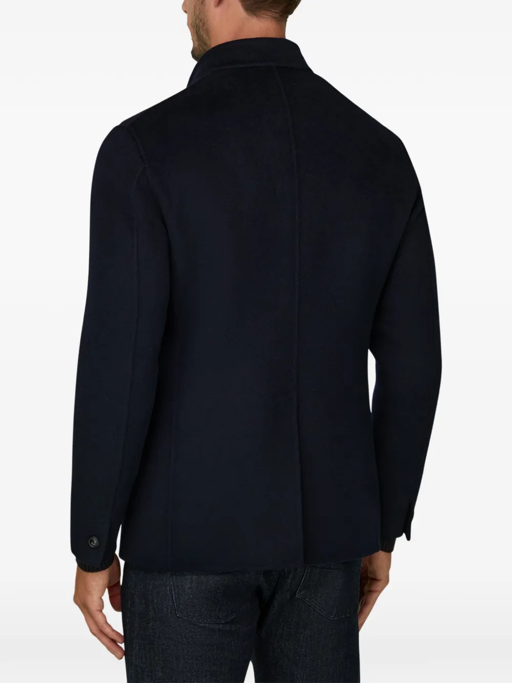 Boggi Milano Kyoto blazer van wol Blauw