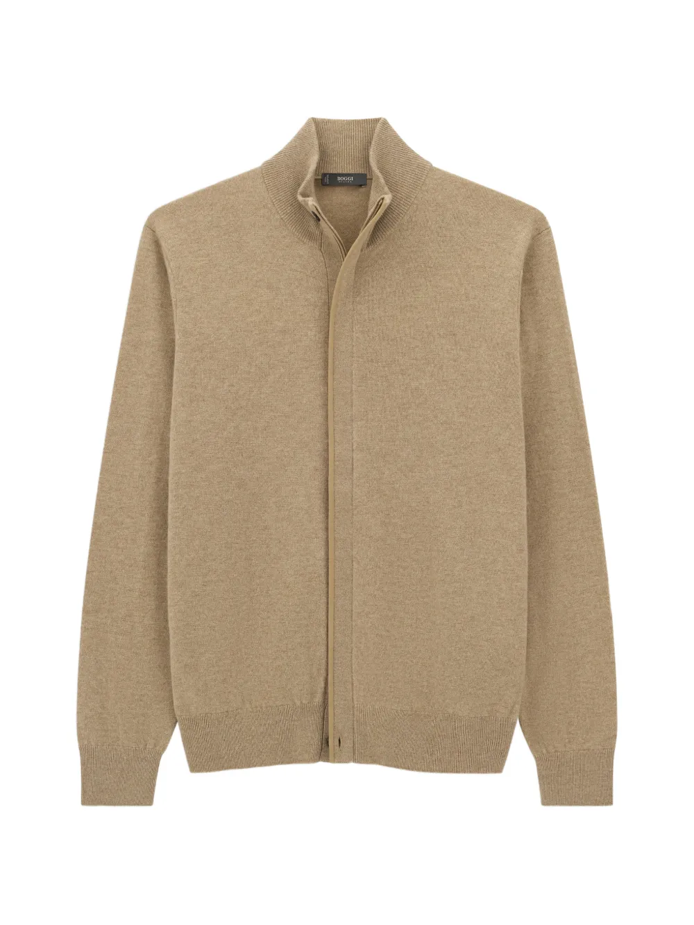 Boggi Milano pull en cachemire mélangé à col roulé - Tons neutres Boggi Milano pull en cachemire mélangé à col roulé - Tons neutres