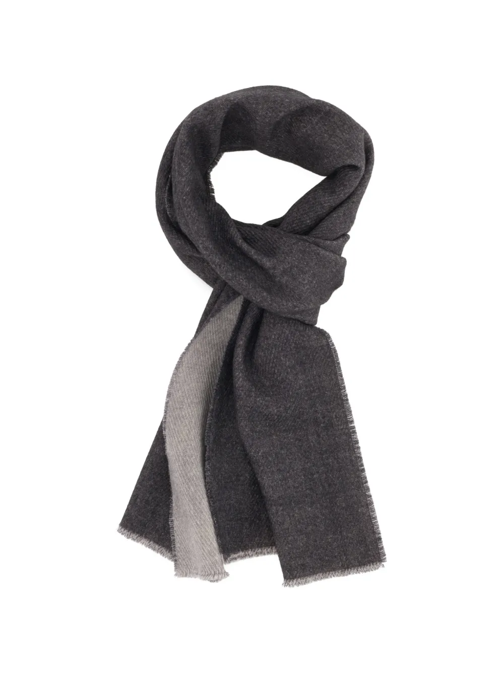 Boggi Milano scarf in wool with drill reinforcement