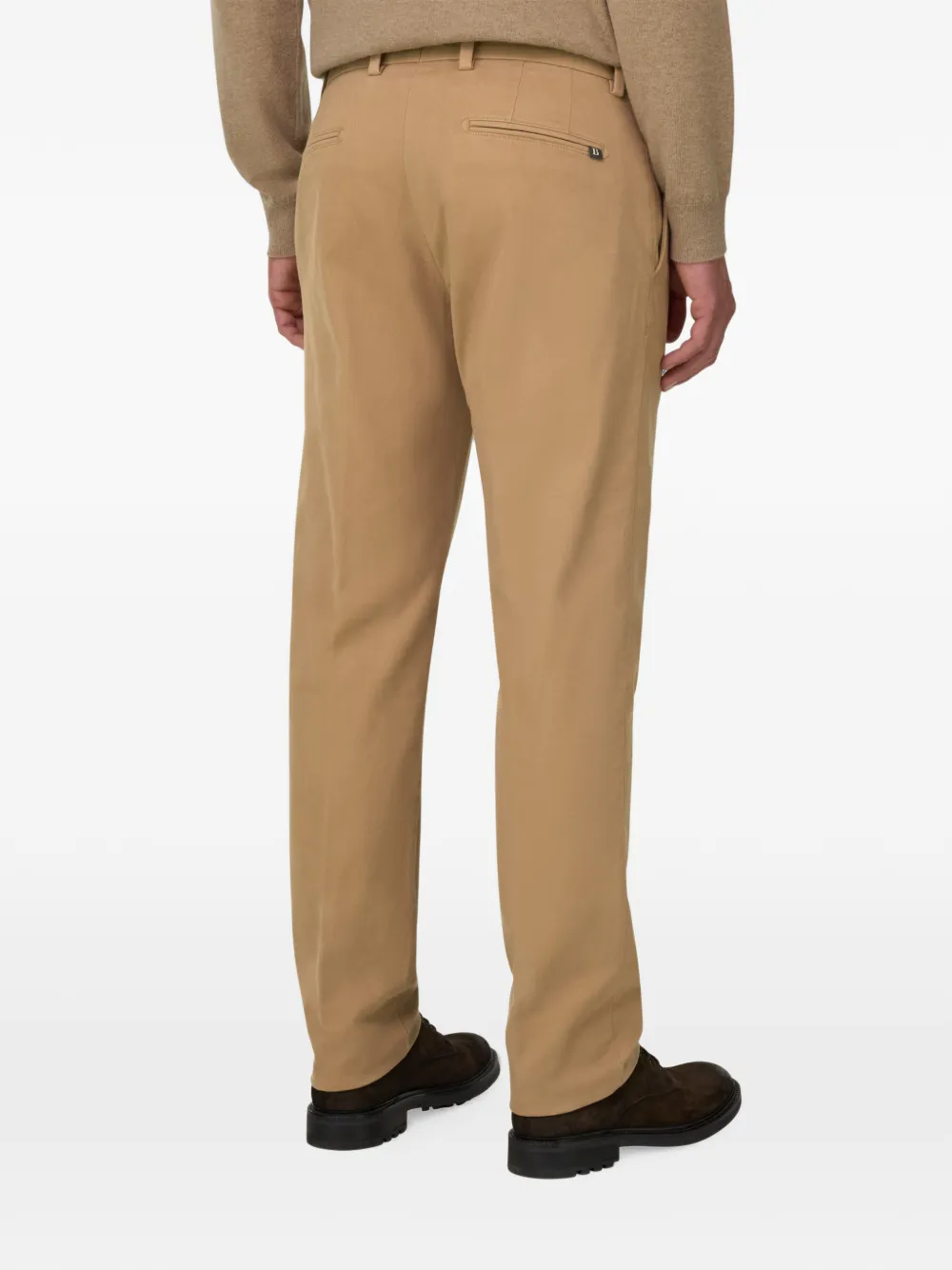 Boggi Milano Stretch katoenen broek Beige