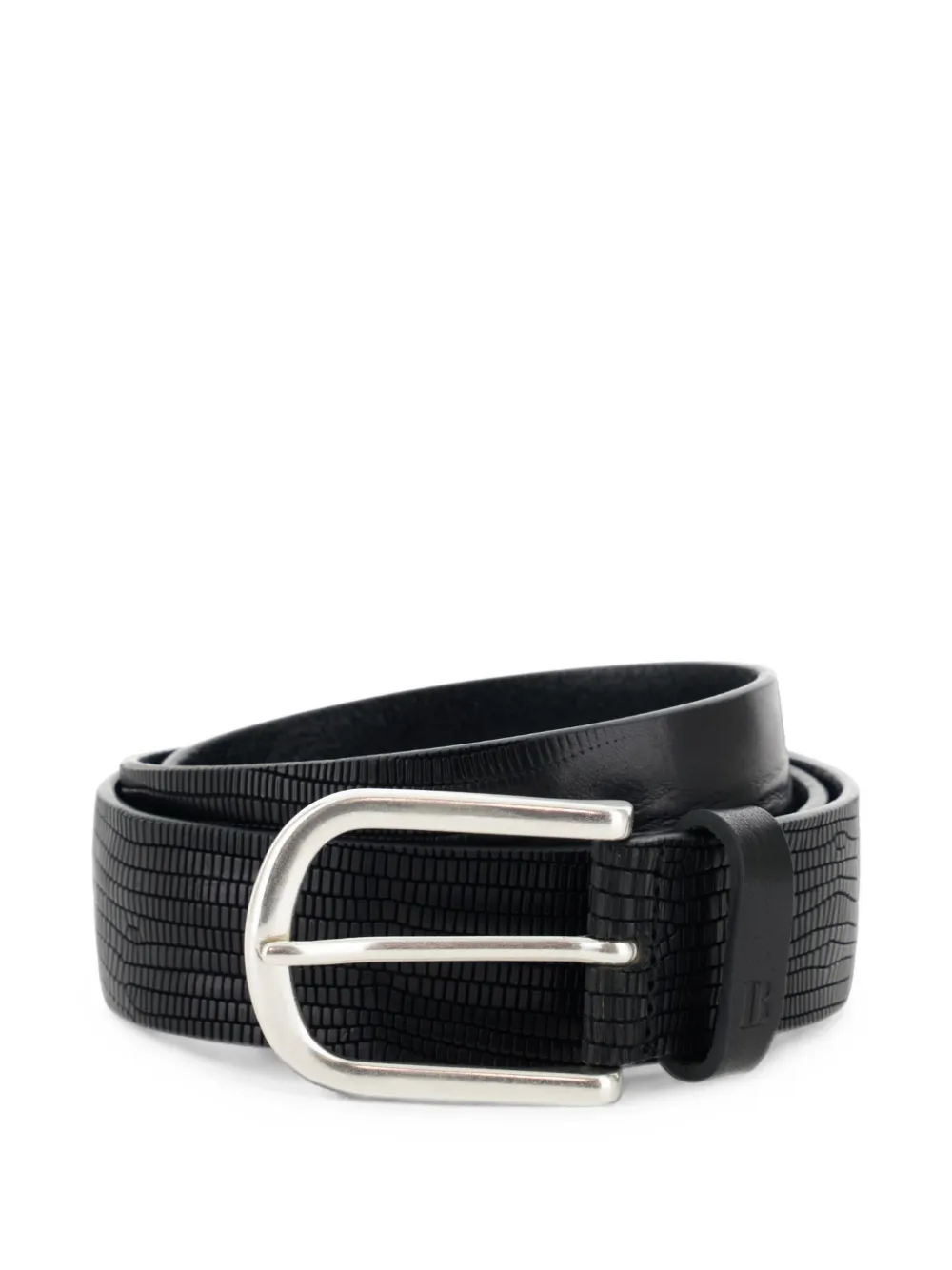 Boggi Milano belt printed leather