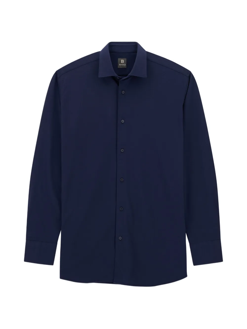 Boggi Milano Poloshirt aus japanischem Jersey - Blau