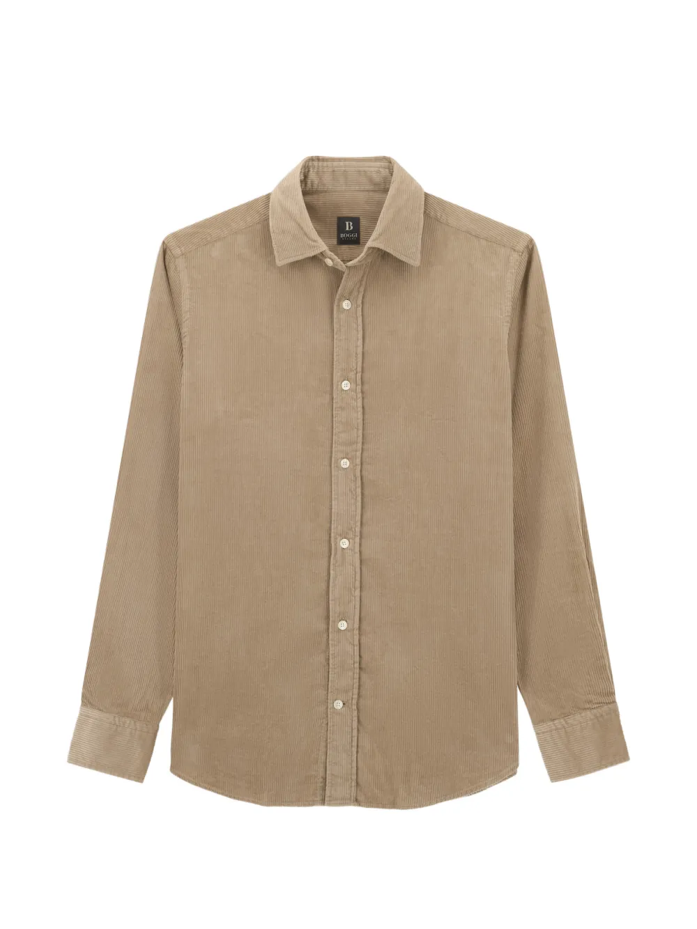 Boggi Milano shirt in cotton blend corduroy regular fit