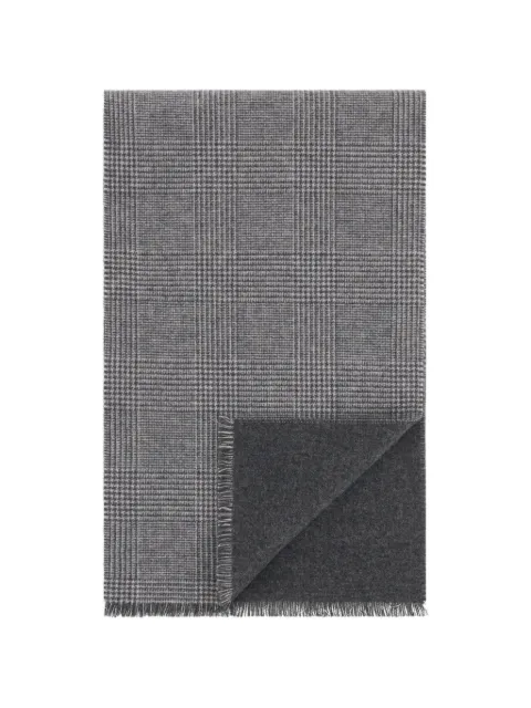 Boggi Milano scarf in wool cashmere with Prince of Wales check