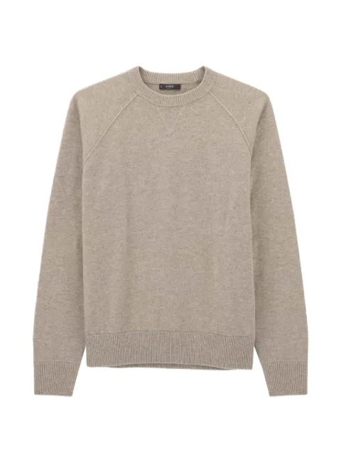 Boggi Milano crew neck jumper in yak wool