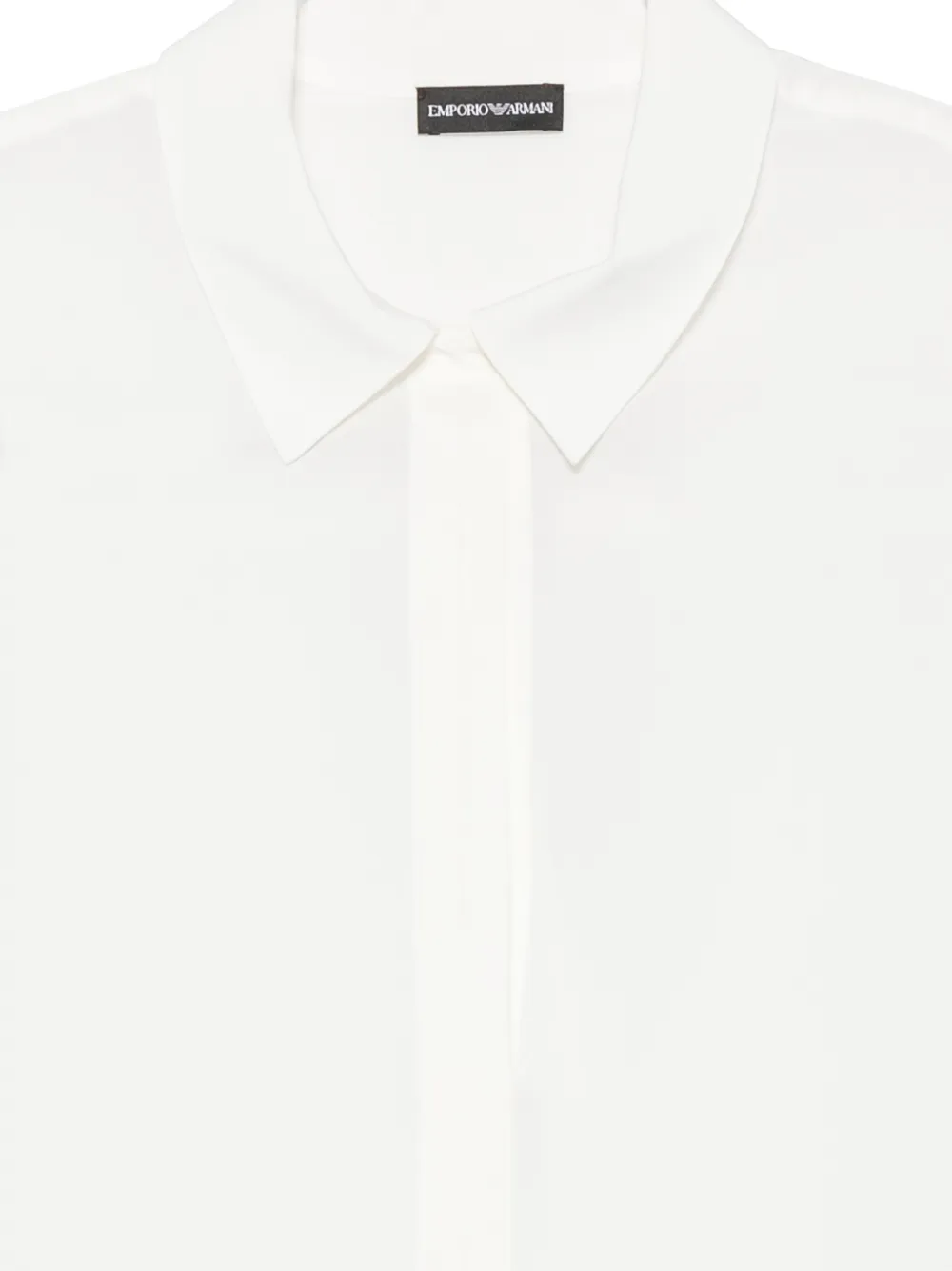 Emporio Armani Zijden blouse Wit