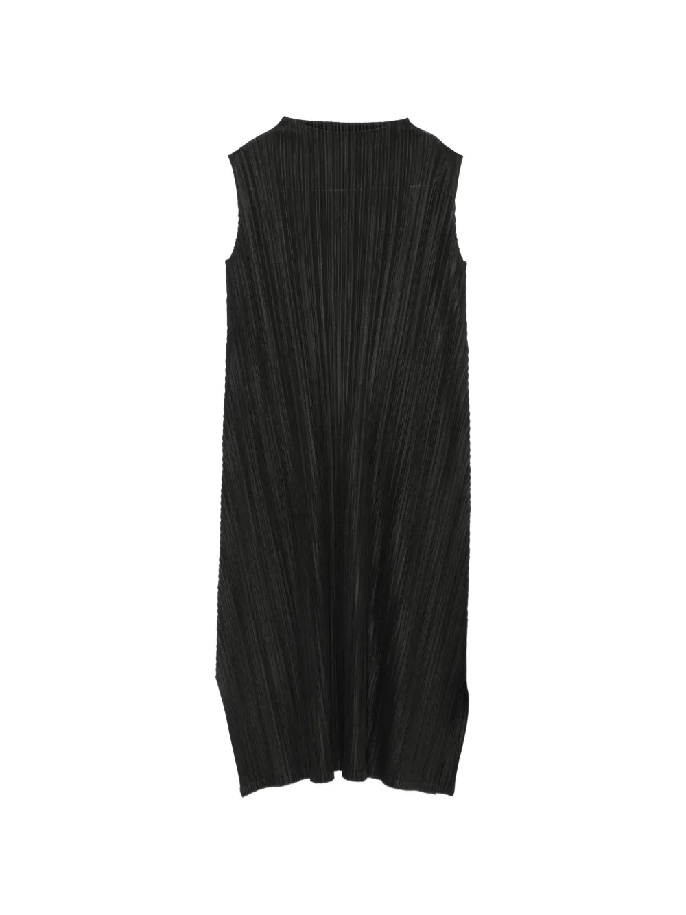 Pleats Please Issey Miyake pleated sleeveless dress - Noir