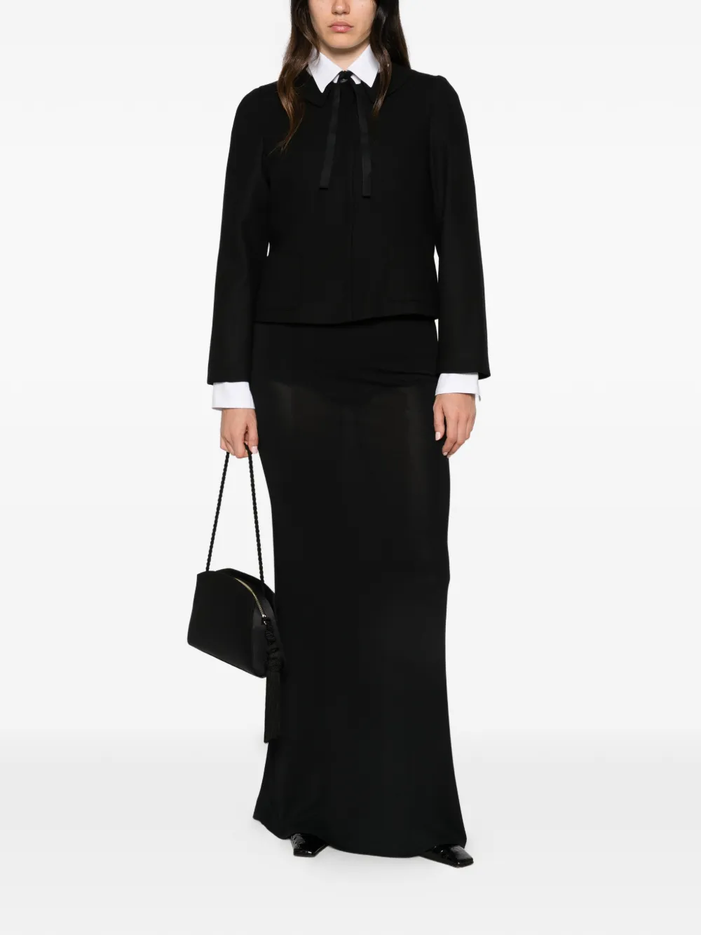 Emporio Armani Jack met strikdetail Zwart