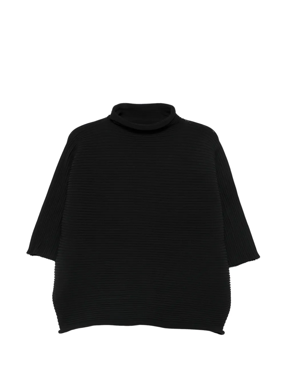 Pleats Please Issey Miyake pleated high-neck top - Noir Pleats Please Issey Miyake pleated high-neck top - Noir