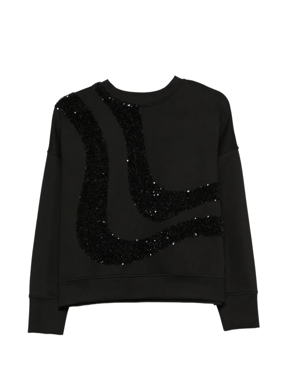 Emporio Armani sequin-embellished sweatshirt - Noir Emporio Armani sequin-embellished sweatshirt - Noir