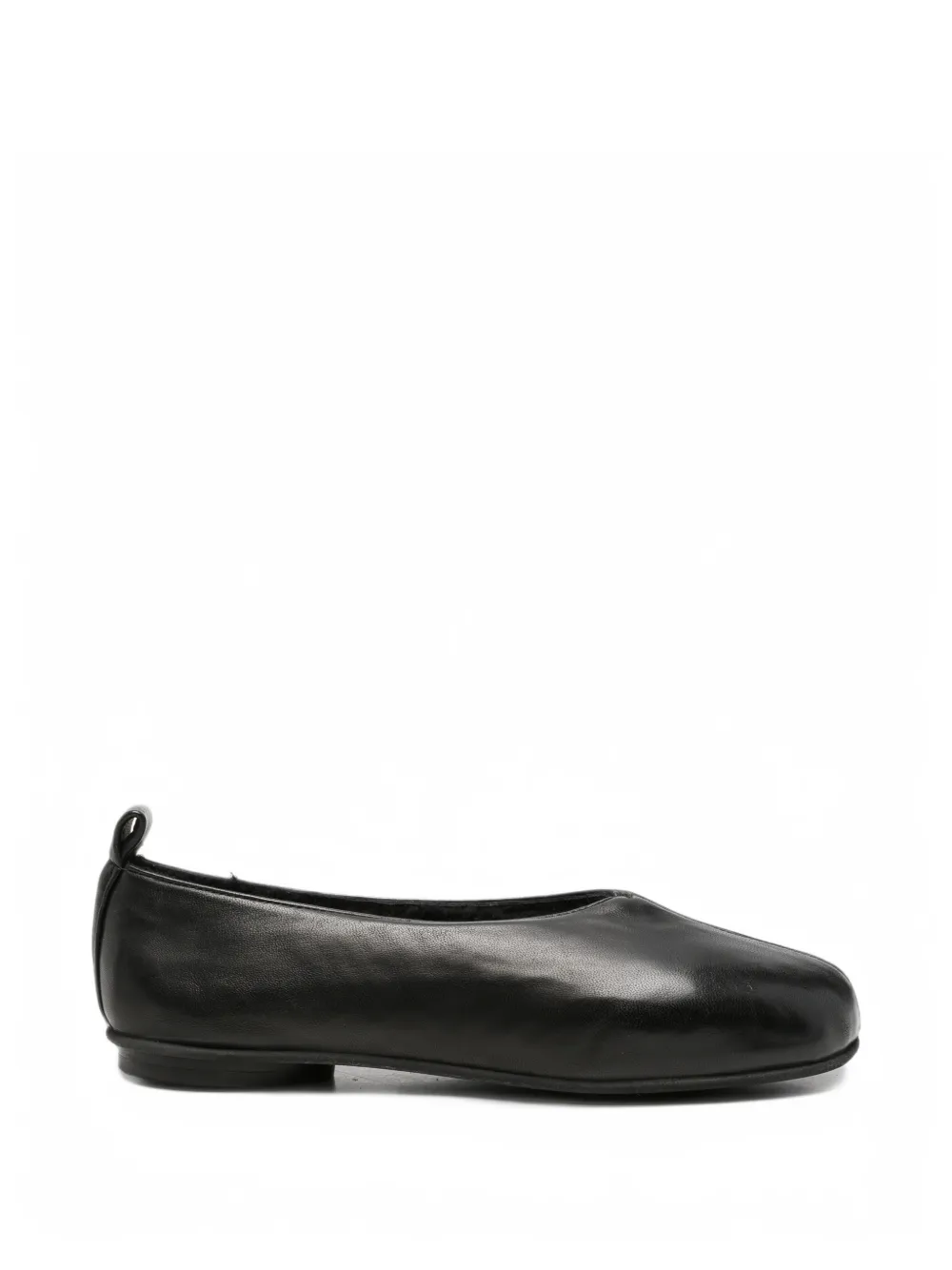 Liska slip-on leather ballet flats - Noir Liska slip-on leather ballet flats - Noir