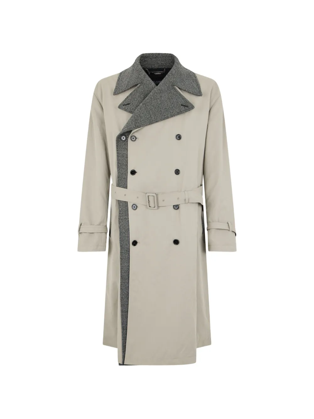 Dolce & Gabbana reversible double-breasted trench coat - Toni neutri