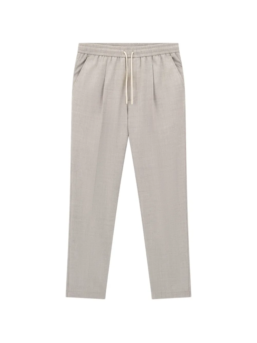 Boggi Milano City trousers in mélange wool flannel