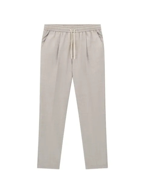 Boggi Milano City trousers in mélange wool flannel
