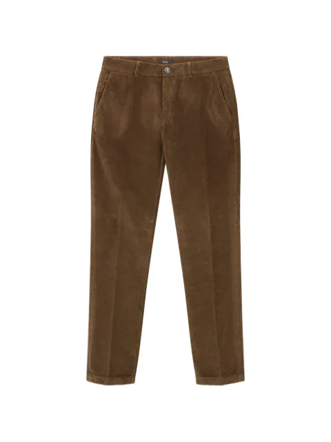 Boggi Milano stretch velvet trousers
